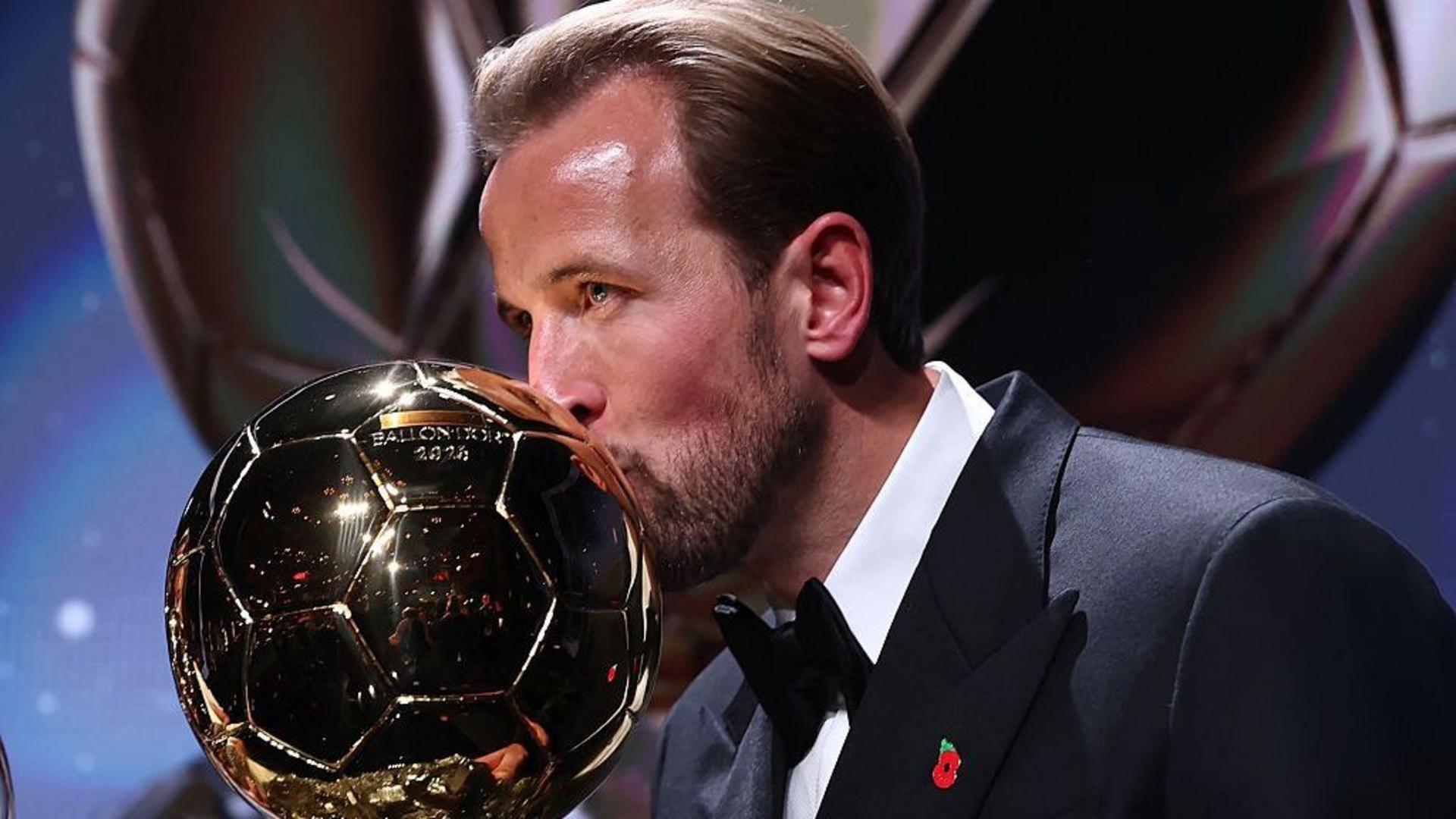 Kane ends England’s 25-year wait to win men’s Ballon d’Or award
